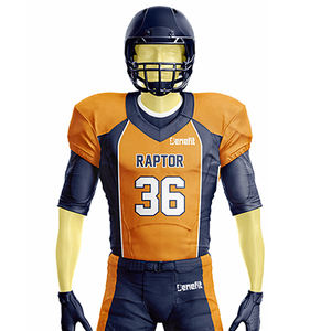 Ensemble uniforme de vêtements de sport de bonne qualité pour hommes à manches courtes Tops de football américain Maillot de football américain - Product Image 4