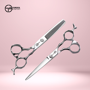 Tijeras de Peluquería Profesionales para Cortar el Cabello - Acero Inoxidable Grado A+ Logotipo y Color Personalizables - Product Image 1