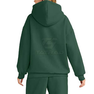 ผู้ผลิตจากปากีสถาน เสื้อฮู้ดดี้ผู้หญิงไซส์ใหญ่ สำหรับฤดูหนาว ผ้าฝ้าย 100% สไตล์สตรีทแวร์ ระบายอากาศ กันลม สวมใส่สบาย MOQ ต่ำ - Product Image 2