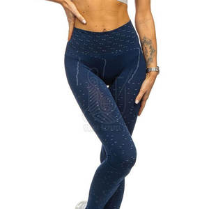 Pantalones de Yoga de Alta Calidad para Mujer, Cintura Media Elástica, Largos, Diseño Sólido, Logotipo Personalizado, Secado Rápido, Transpirables, Ecológicos - Product Image 6