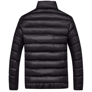 Bouffée d'hiver épaisse et chaude surdimensionnée grande taille Vêtements à bulles avec logo personnalisé pour hommes Veste bouffante avec patch brodé logo unisexe - Product Image 2