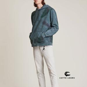 Sweats à capuche pour hommes à manches longues délavés à l'acide respirant 100% coton de haute qualité sweats à capuche de service OEM fabriqués au Pakistan - Product Image 4