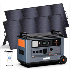 Best Quality Industrial Grade PowerMax6000 <b>Solar</b> <b>Generator</b> with 3x400W Panels 3600Wh LiFePO4 Battery OEM/ODM Customization - Product Image 1