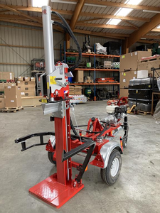 AMR VMR 16 Ton Hydraulic Log Splitter Mobile Firewood Processor with 9HP Hondai Engine |Vertical Wood Splitter 108 cm 2 <b>split</b> - Product Image 2