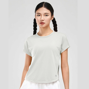 Camiseta de correr de malla para mujer impresa con logotipo personalizado OEM para verano para actividades al aire libre - Product Image 6