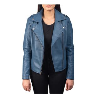 แจ็คเก็ตบอมเบอร์หนังปักลายตามสั่งสำหรับฤดูหนาวปี 2025 สินค้าขายดี กันน้ำ กันลม สำหรับผู้หญิง รุ่นนูรัค - Product Image 1