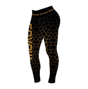 Cintura alta para mujer con ajuste de compresión de tela transpirable de secado rápido a prueba de sentadillas seguro diseñado para correr y sesiones de estudio - Product Image 2