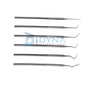 Kit de sondes de diagnostic micro explorateur dentaire de haute qualité 6 pièces à une extrémité, Instruments chirurgicaux dentaires approuvés CE - Product Image 5