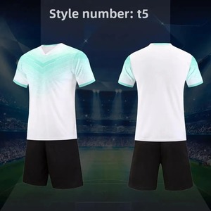 Uniforme de fútbol azul personalizado, camiseta de club de Jersey personalizada, kit de ropa de equipo para hombres y niños, tamaño pequeño - Product Image 2