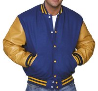 Veste d'université personnalisée pour hommes, veste d'université en laine de qualité supérieure pour hommes, veste de lettres avec manche en cuir ou Options personnalisées, vente en gros