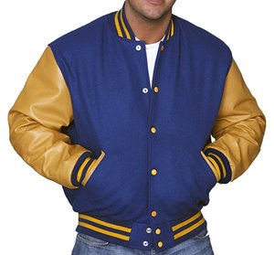 Style Custom Varsity <b>Jacket</b> <b>Men's</b> Premium Wool Varsity <b>Jackets</b> Wholesale Letterman <b>jacket</b> with leather sleeve or Custom Options - Product Image 4