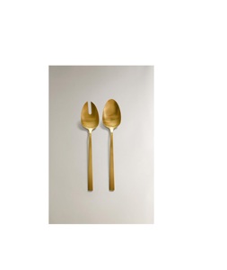 Compre Servidor de ensalada de metal hecho a mano duradero de primera calidad para el hogar, la cocina, el comedor y el restaurante - Product Image 4