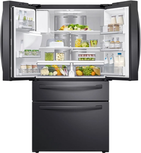 28 Cu ft 4 <b>Door</b> French <b>Door</b> Refrigerator with Touch <b>Screen</b> Stainless Steel - Product Image 1