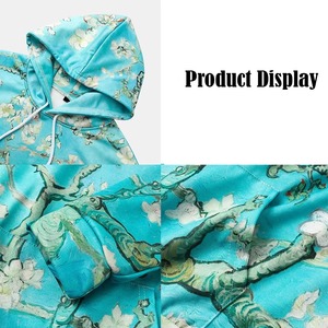 All Print Winter Pullover Hoodie Custom Design Fade Proof Quick Dry <b>Fabric</b> Regular Fit Eco-Friendly Breathable Polyester Warm - Product Image 4