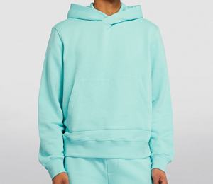 Sweat à capuche en coton lourd de haute qualité et sweat-shirt pour hommes impression bouffante personnalisée sweat à capuche court hommes Streetwear - Product Image 2