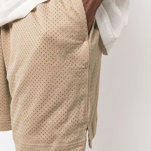 OEM Custom Sublimation <b>Men's</b> <b>Shorts</b> <b>With</b> <b>Pockets</b> and <b>Zipper</b> Gym <b>Shorts</b> Above Knee Mesh Fabric <b>Men's</b> <b>Shorts</b> - Product Image 3