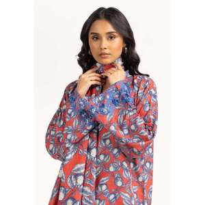 Camisa con Estampado Floral de Estilo Bohemio y Textura Dobby para Primavera/Verano IPS-44715 - Product Image 5