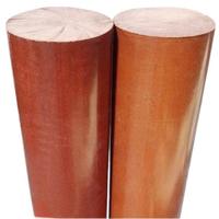 Varilla Aislante Laminada de Tela de Algodón con Resina Fenólica de Baquelita de Alta Calidad, Tamaños Grandes, Color Marrón, Alto Voltaje
