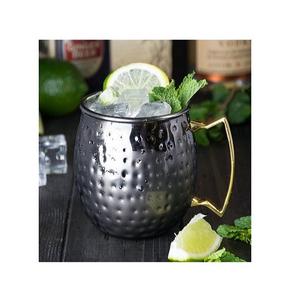 Juego de Cuatro Tazas Moscow Mule de Tamaños Personalizados en Diseño Martillado de Cobre con Asas de Latón, Aptas para Lavavajillas, Listas para Bodas, con Logotipo Personalizado - Product Image 4
