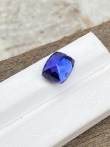 Increíble piedra de corte de cojín de tanzanita natural con excelente color y increíble zoisita natural de 8,13 quilates, lupa limpia - Product Image 5