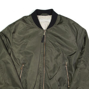 Chaqueta Bomber de Lona con Capucha para Hombre, con Logotipo Frontal, Premium, Impermeable, Ecológica, Estilo Béisbol y Motociclista - Product Image 3