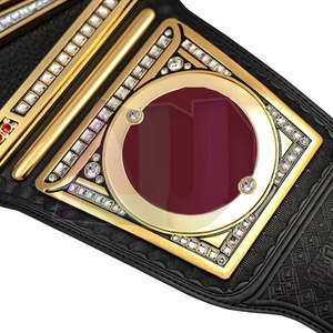 Custom <b>Leather</b> High Waist Wrestling <b>Belt</b> for Events Awards Tournaments & Fan Collections-High Quality Durable Strong Build - Product Image 6