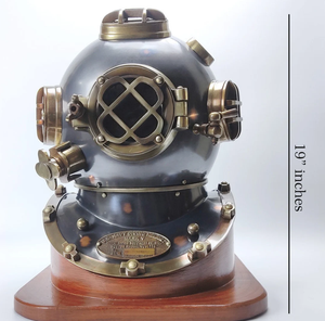 Cadeau de 50e anniversaire personnalisé pour moi Casque de plongée sous-marine antique de super qualité - Product Image 2