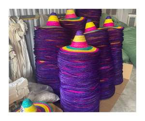 Chapeau de paille vibrant avec style mexicain unique-chapeau de paille de qualité supérieure personnalisé pour une utilisation en festival et en événement - Product Image 4
