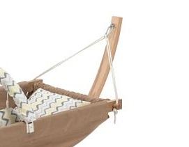 เปลไกวเปลเด็กเปล2025แบบทนทานเปลแขวนทำจากไม้เปลพร้อมผ้าฝ้ายทนทานเพิ่มสีสันให้กับการใช้งานกลางแจ้งที่ผลิตในไก่งวง - Product Image 6