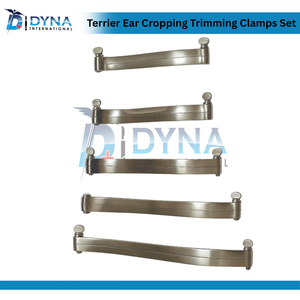 Ensemble certifié CE de 5 pièces pour le recadrage et la coupe des oreilles, ensemble d'instruments chirurgicaux vétérinaires pour la chirurgie - Product Image 4
