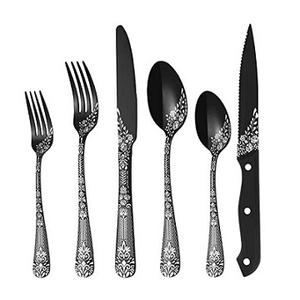 SCI presenta cubiertos de acero inoxidable de alta calidad mango de diseñador logotipo personalizado hogar boda cubiertos reutilizables para fiestas - Product Image 1