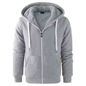 Sweat-shirt à capuche zippé pour homme, qualité supérieure, mélange de coton, imprimé graphique, style streetwear tendance - Product Image 3