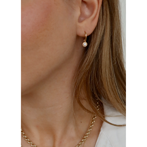 Cosette <b>Huggie</b> Diamond Earrings - Product Image 4
