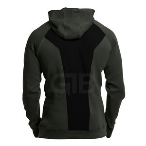Vente en gros de services OEM de sweats à capuche à demi fermeture éclair, de meilleure conception, de couleur simple et légère. - Product Image 3