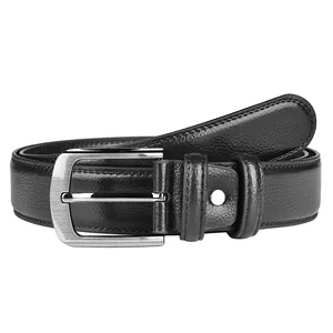 High quality Men Classic Cow Genuine Luxury Leather formal belt for businessman Genuine Cow Leather Belt for Men