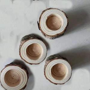 6 uds portavelas de luz de té portavelas de madera velas de Acción de Gracias para mesa boda FIESTA DE Navidad Halloween hogar - Product Image 6