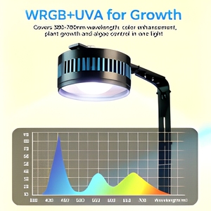 Lámpara <span class=keywords><strong>LED</strong></span> de Espectro Completo para <span class=keywords><strong>Acuario</strong></span>, Tubo de Aluminio con Brillo Ajustable y Temporizador WRGB UVA para Acuarios Plantados y Arrecifes de Coral - Product Image 4