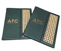 Porte-menus en cuir PU de haute qualité, durable, pour restaurant, bar, certifié ISO, logo personnalisé, exportateur indien