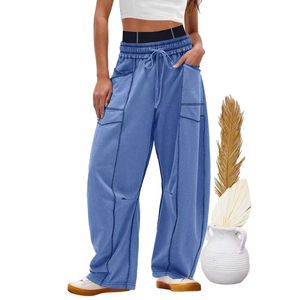 Vente chaude et de haute qualité, pantalon de jogging unisexe personnalisé de haute qualité avec cordon de serrage - Product Image 6