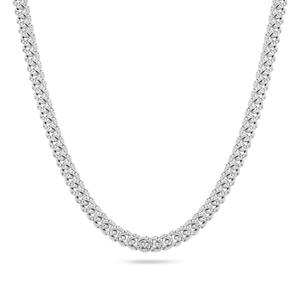 Exclusive 10K Gold Moissanite Diamond <b>Necklace</b> E Color Round Brilliant Cut VVS2 Clarity Elegant Design Hip Hop Jewelry - Product Image 2