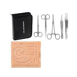 Kits de puntadas quirúrgicas manuales con tijeras quirúrgicas Kits de cirugía Práctica de acero inoxidable de instrumento Médico Quirúrgico - Product Image 1