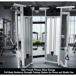 Nouveau Système de Musculation Complet Silver Energy pour la Résistance et la Force, Idéal pour la Maison et le Studio - Product Image 3