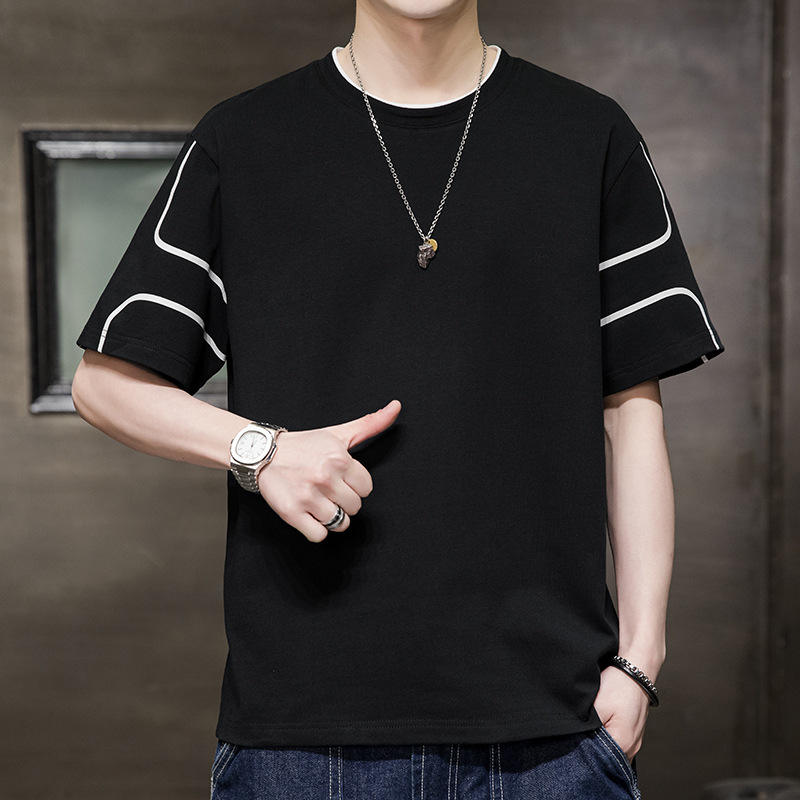 เสื้อยืดแขนสั้น JL1201-Black