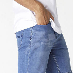 กางเกงยีนส์ขาสั้นของผู้ชายแบบระบายอากาศน้ำหนักเบาสำหรับผู้ใหญ่ - Product Image 5