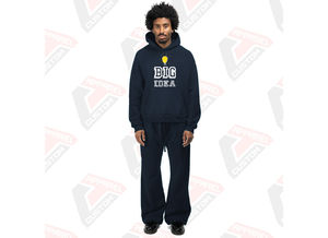 Men's Ultra Comfortable and Stylish 2-Piece Breathable 100% Polyester Winter Tracksuit Set Solid Pattern - Product Image 2