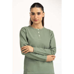 Top de Punto Ajustado para Mujer WM-KTP-WS25-104, Ropa Casual de Moda, Suave y Transpirable, 100% Algodón, Fabricante OEM ODM TWINSET - Product Image 3
