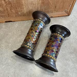 Mosaïque moderne en cire d'abeille faite à la main en gros pour la décoration d'éclairage domestique de Noël, designs personnalisables, norme internationale - Product Image 1