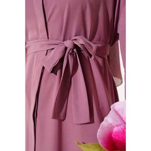Abaya Boutonnée Rose Persane - Product Image 4