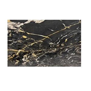 <b>Top</b> Quality Alaska Black Gold <b>Marble</b> Slab for Interior Flooring Wall Decoration and Stair Casing Luxury <b>Marble</b> Slab - Product Image 1