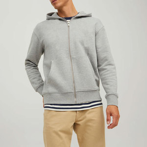 เสื้อฮู้ดซิปผ้าฝ้ายหนานุ่มยอดนิยมสำหรับผู้ชาย ออกกำลังกาย ฟิตเนส เล่นกีฬา วิ่ง คุณภาพดี ปักลาย กันลม - Product Image 2